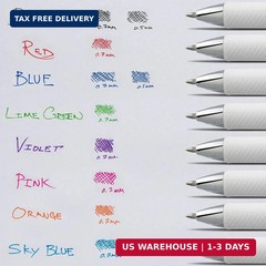 Pentel EnerGel Pearl RTX Retractable Liquid Gel Pen, (0.7mm), Medium Line, Needl