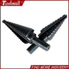 Findmall 5 Pack Oxide M2 Multiple Hole 50 Sizes 1/8- 1-3/8″ HSS Step Drill Bit