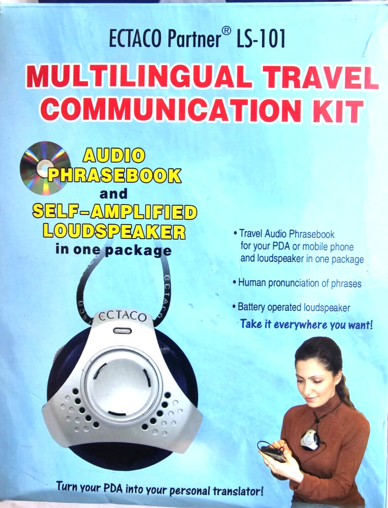 ECTACO Partner LS-101 Multilingual Travel Communication kit