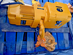 Harrington ER020L 2 Ton 4000LB Electric Chain Hoist 230/460V 3Ph 14 FPM