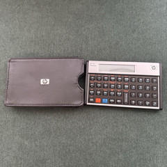 HP 12c Platinum Financial Pocket Calculator LCD Display Battery w/ Slip Case