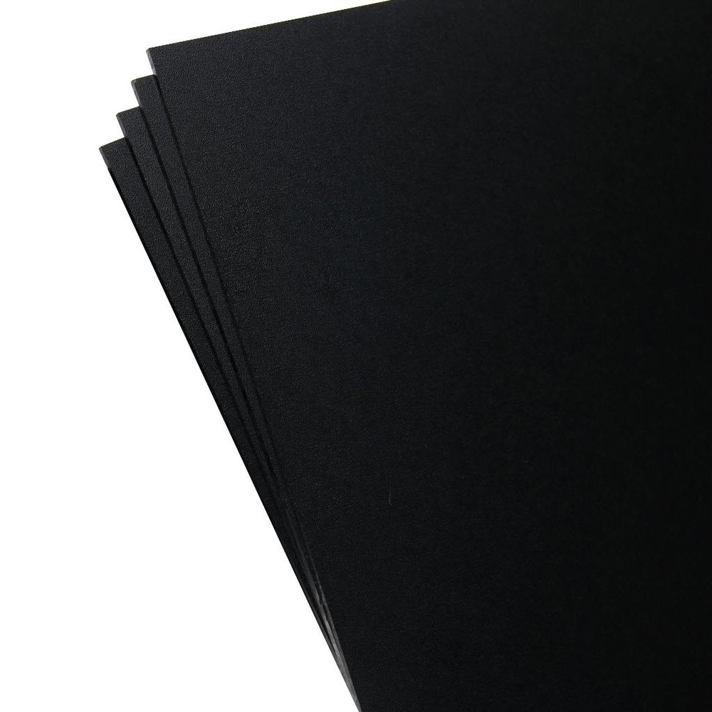 4 Pack Black Kydex Sheet 0.080 Inch Thick 12×12 Inch For DIY Holster Making