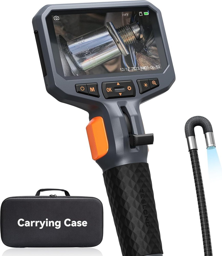 Two-Way Articulating Borescope Industrial Endoscope Inspection Camera 8.5mm Dia