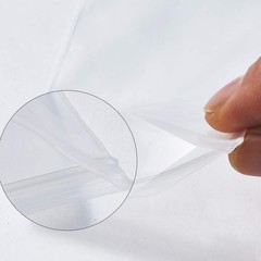 100 Pack Clear Reclosable Poly Storage Bags 5×7 Inch Plastic Candy Cookie