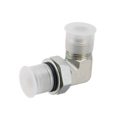 10 Pack 90 Degree Elbow Hydraulic Hose Fittings: 1/2″ JIC 37° Male x #8 SAE/ORB