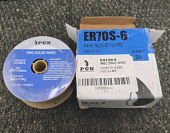 PGN ER70S-6 Solid MIG Welding Wire .030 Inch 2 Pound 2lbs Spool Copper