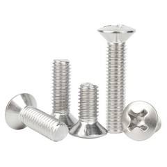 M1.6-M10 Phillips Oval Head Machine Screws Stainless Steel Countersunk All Sizes