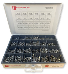 STAINLESS! 1466 Piece Hex Washer Head Tek Self Drilling Screw Assortment Kit
