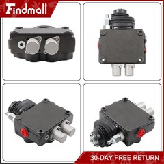 Findmall 2 SPOOL 10GPM 4000PSI LV22RFSTKAB Hydraulic Valve for Loader
