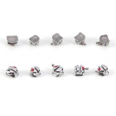 AZDENT Dental Orthodontic Q-type Bracket Spherical Braces ROTH/MBT 0.022 HK 345