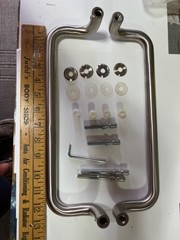 Stainless Steel Pull Handle Back-to-Back for Glass/Aluminum Door 12″