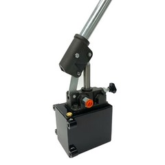 Hydraulic piston hand pump with release knob for single acting cylinder 1.5 CID