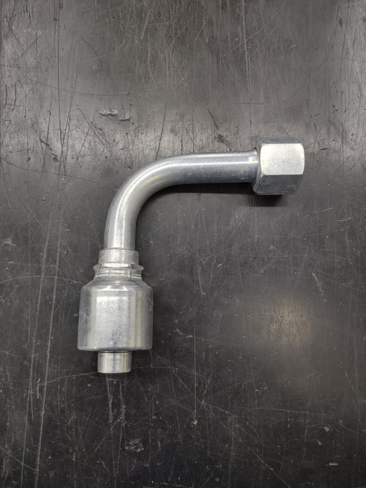 Gates 12G-12FJX90L 90 Degree MegaCrimp Hydraulic Hose Adapter G25181-1212