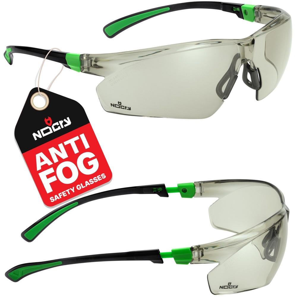 NoCry Tinted Safety Glasses for Men and Women with Anti-Fog and Scratch Resis…