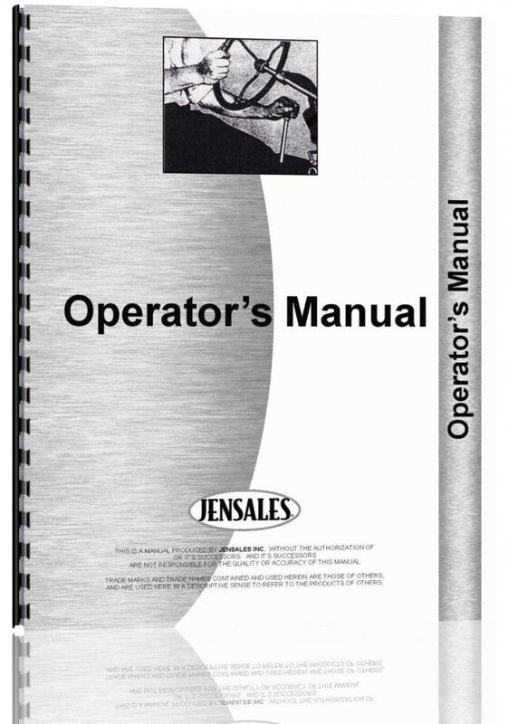 Operators Manual International Harvester 461 Cultivator