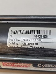 SCHRADER BELLOWS PLB118121 HYDRAULIC CYLINDER 2000PSI 1H000180275 17.000″ TRAVEL