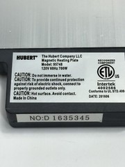 HUBERT® Electric Chafer Heater Rectangular aluminum – 11 7/8″L x 7 3/4″W