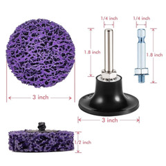 3″ Quick Change R Type Easy Strip & Clean Discs for Paint Removal Rust Disc