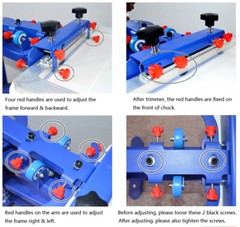 4 Color 1 Station Screen Printing Machine Micro-adjust Press Printer ROTARY