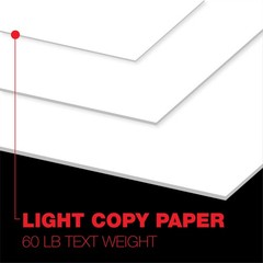 500 Sheets 8.5x14in. White Printer Paper 24lb 60lb Text Smooth Bright Legal Copy
