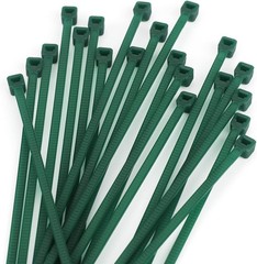 Green Cable Ties 100PCS 6 Inch Heavy Duty – Secure Self-Locking for Garden Tasks