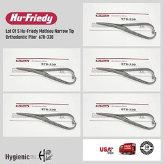 LOT OF 5 HU FRIEDY Mathieu Narrow Tip Orthodontic Plier | 678-330