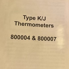 SPER Scientific Type K/J Digital Thermometer With K Probe-dual Input Temperature
