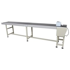 Open Box Length 118in PVC Flat Belt Conveyor Width 11.8in Adjustable Speed 120W