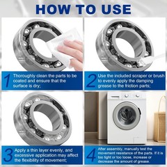 100g Washing Machine Damping Grease, Reduce Vibration and Noise Compatible wi…