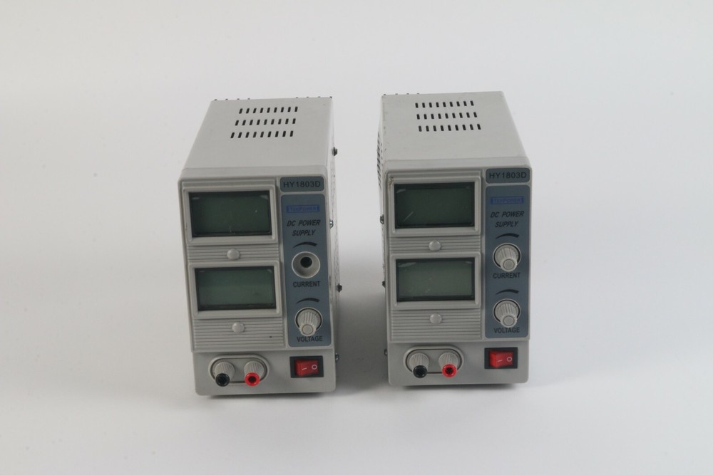 TekPower HY1803D 0-18V DC Power Supply- Lot of 2