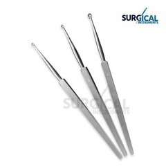 3 Pcs Meyhoefer Chalazion Curette Surgical Medical ENT Instruments – 5″ German G