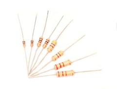 Eisco Labs Resistors, 1KOhms, 1/2 watt, pk of 10