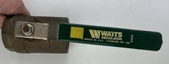 Large Brass Ball Valve Lever Handle Watts Regulator #8826 6 Pounds