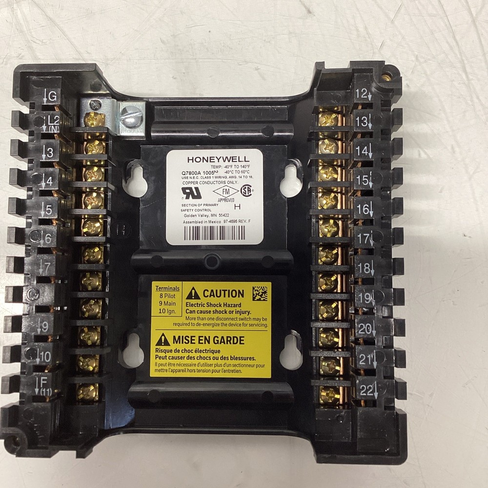 HONEYWELL Q7800A1005 combustion controller base N-446