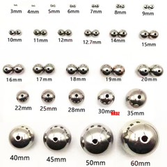 Ø2mm-60mm Stainless Steel Balls Bearing Drilling Ball With Through Hole 1mm-6mm
