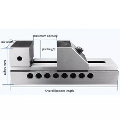 Flat Jaws High Precision QKG Right Angle Grinder Fast Moving Precision Vice-
