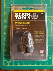 Klein Tools 19352 Conduit Reamer for 1/2″, 3/4″, 1″