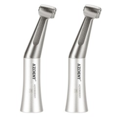 3 X Dental 1:1 Low Speed Handpiece Push Button Fit FG 1.6mm Burs Contra Angle US