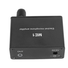 Electret Microphone Amp Adjustable Gain 0‑20db Condenser Mic Headphone