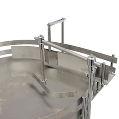31.5in Dia. Desktop Automatic Bottle Accumulator Round Bottle Organizer 110V