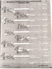 Case 580E 580Se 580 Super E Loader Backhoe Parts Assembly Manual Catalog Book