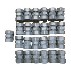 Halex 3/4″ EMT Compression Coupling Conduit Fitting Steel Box of 25 (Open Box)