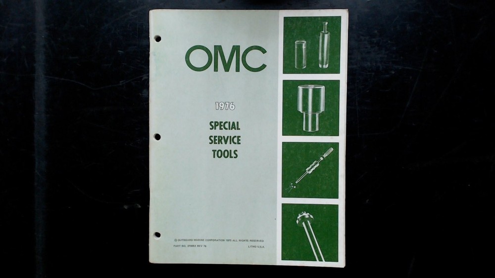 OMC 1976 Special Service Tools Manual Part No 379064 Outboard