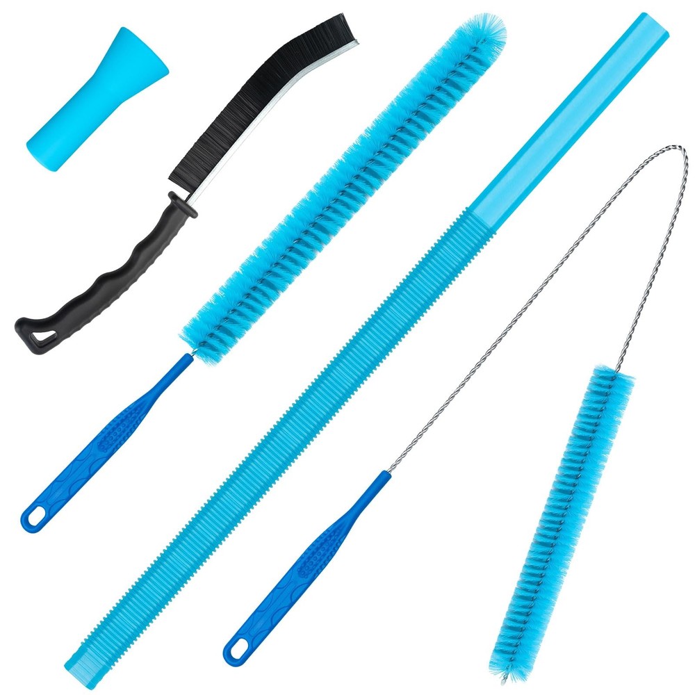 Dryer Vent Cleaner Kit – Compatible Universal Vacuum 0.5 inches, Blue