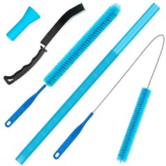 Dryer Vent Cleaner Kit – Compatible Universal Vacuum 0.5 inches, Blue