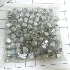 Qty 100 Nylon Insert Lock Nut Fine 3/8″-24 Gr 2 Zinc Plated Steel NyLoc NyLock