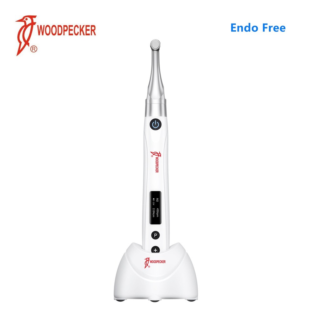 Woodpecker Dental Endo Free Endo Motor with Apex Locator Contra Angle + Files