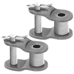 16B Offset Half Link for Roller Chain Single Strand (Qty 2)