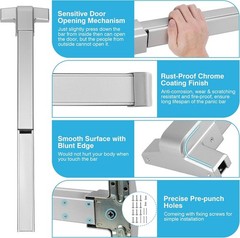 Surface Vertical Rod Exit Device 27.5” Commercial Emergency Panic Exit Device