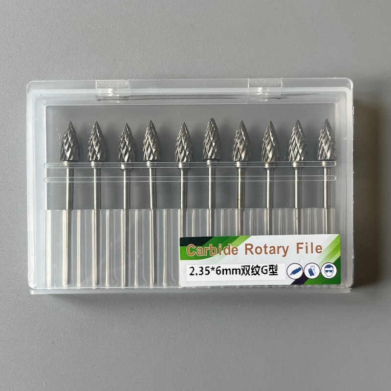 10 pcs Dental HP Tungsten Steel Carbide Cutter Polisher Denture Burs Lab Drill